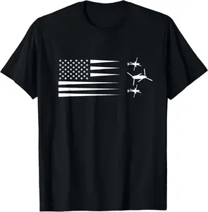 100%cotton Ah-64 Apache Helicopter Ch-47 Chinook tshirt T-Shirt
