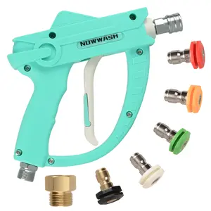 NowWash Power Washer Gun 4060PSI with Quick Connect Nozzles for Heavy Duty Use