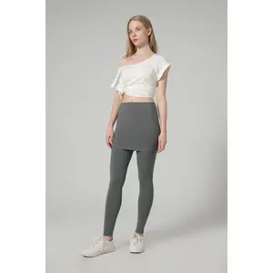 Bamboo Skirted Leggings