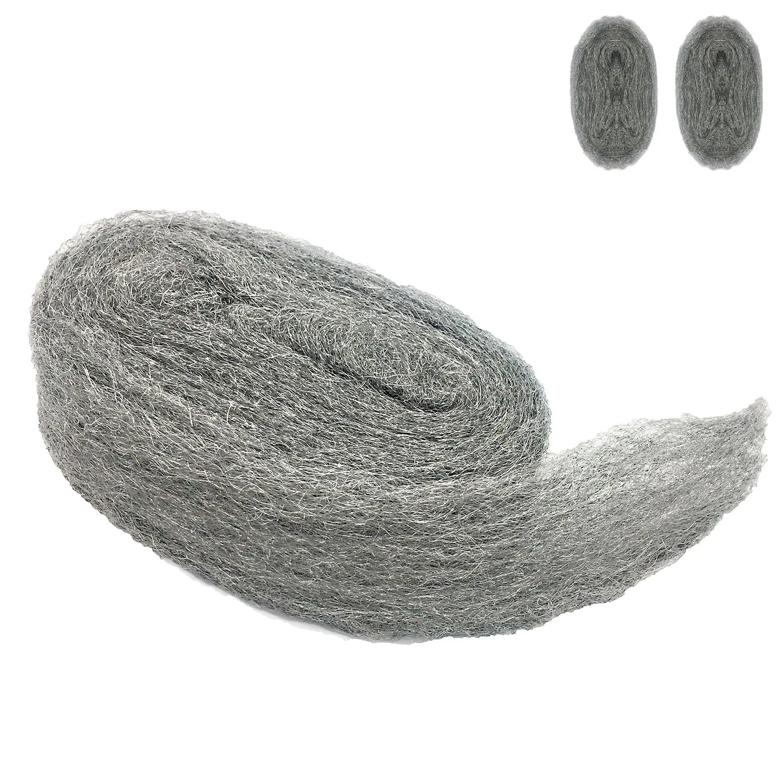 Metal Steel Wool Rodent-Control Barrier Roll - 2 Pack 3"x10ft Fabric Material, Indoor Gap Filling & Hole Sealing Pest Proofing Tool, Supports Airflow for Home Vents & Exterior Building Joints