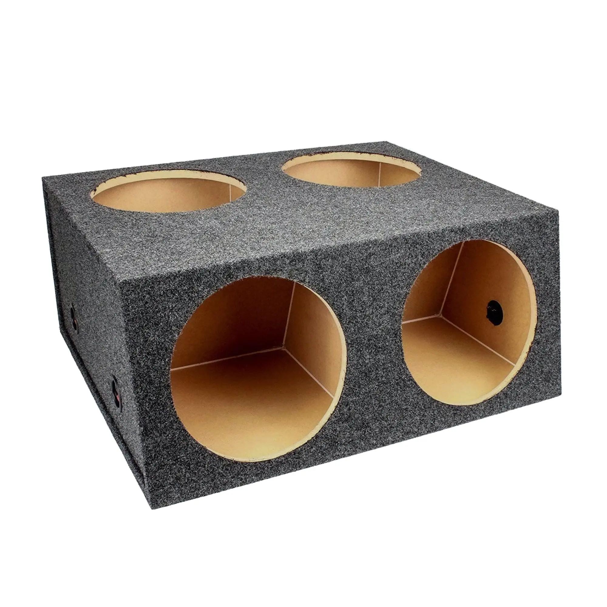 QPower Quad 4 Hole 12 Inch Sealed Divided Speaker Box Subwoofer Enclosure QPower Quad 4 Hole 12 Inch Sealed Divided Speaker Box Subwoofer Enclosure