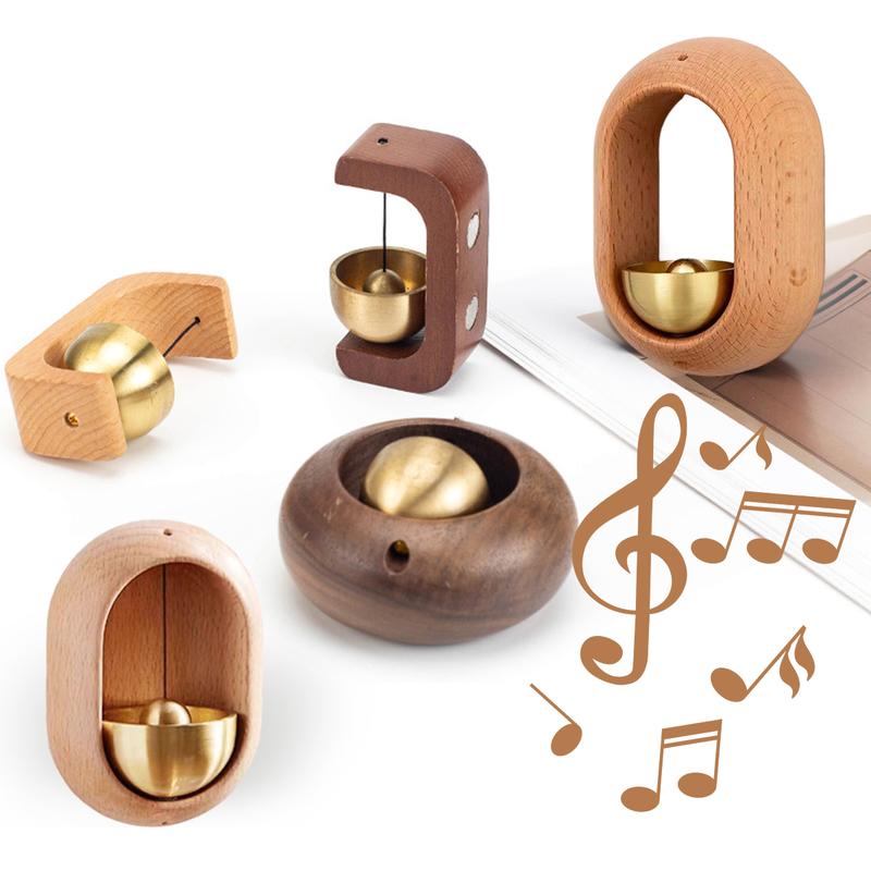 High-Quality Wooden Doorbell Wind Chime, Dopamine Decorative Bell, C ...