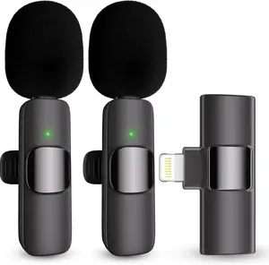 Wireless Microphone for iPhone & iPad  Recording Tool for Video Recording, Live Streaming, Interviews, Podcasts, Vlogs & TikTok Audio Lapel Smartphone