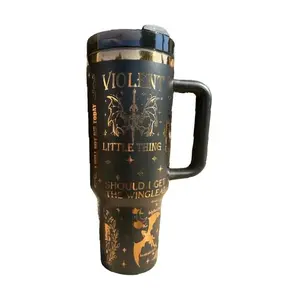 Premium Basgiath War Fourth Wing Iron Flame Onyx Storm Engraved 40oz Tumbler, Bookish Merch, Fantasy Lover Gift, Laser Cups Drinkware  Bottles Bottled Portable Lid - Available Now