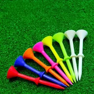 Golf Tee, 20pcs/set Durable Golf Tee, Golf Ball Tee, Golf Accessories, Golf Training Equipment for Outdoor Sports, Ball Sports Equipment for Adults