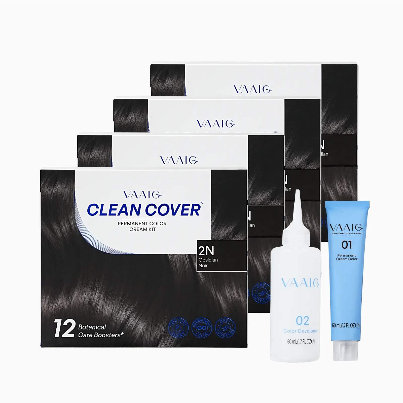 30-40cm waist-length hair 3 box  One box as a gift