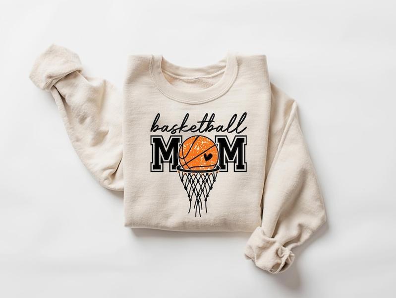 Basketball Mom Sweatshirt, Basketball Mom Hoodie, Basketball Lover Shirt, Basketball Mama Sweatshirt, Basketball Gift, Basketball Season Tee