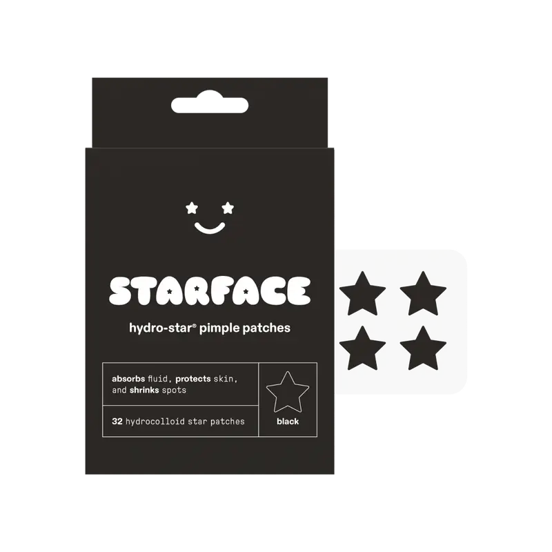Starface Black Star Pimple Patches, 32 ct