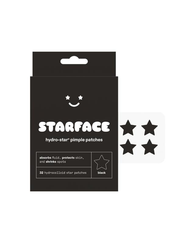 Starface Black Star Pimple Patches, 32 ct Acne Stickers Skin Care Product