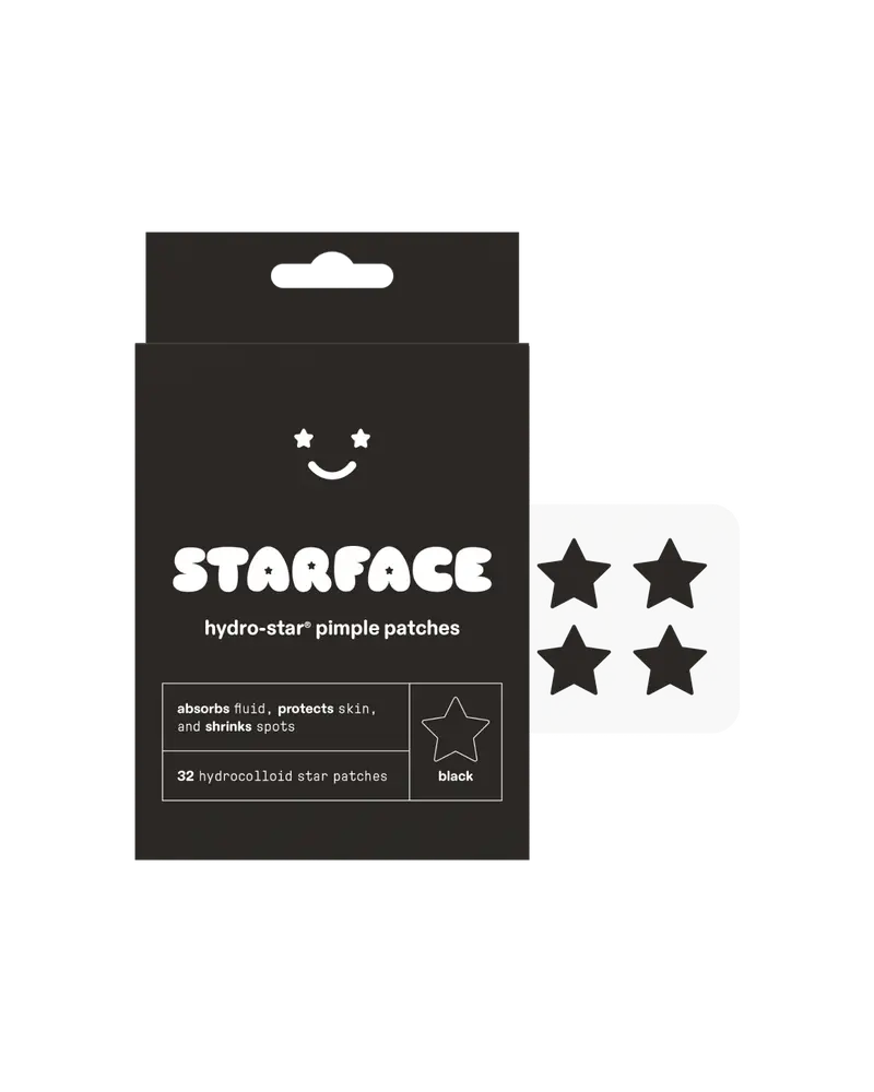 Starface Black Star Pimple Patches, 32 ct Acne Stickers Skin Care Product