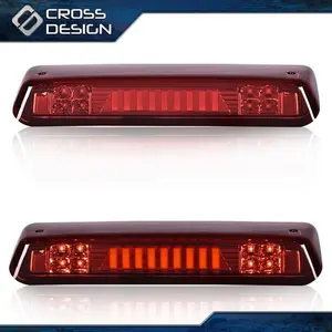 CROSSDESIGN Fit For 2004-2008 Ford F-150 Explorer Red LED Third Tail Brake Light Cargo Lamp