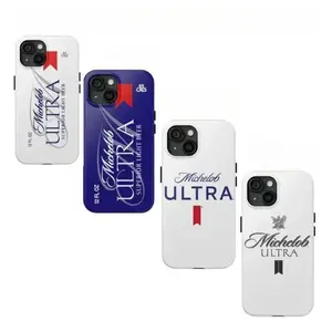 Michelob Ultra Glossy Themed Phone Case Premium Texture, Anti-Drop, Anti-Fingerprint For IPhone 17-11, Pro Max, Pro Plus