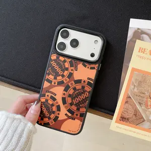 Personalized Shockproof Magnetic Phone Case — Featuring a Reflective Glitter Pattern Design. Compatible with iPhone 17, 16, 15, 14, 13, 12 (Max, Plus, Pro) Series. Drop-Resistant, Scratch-Proof, and Fade-Resistant; Includes Integrated Lens Protection.