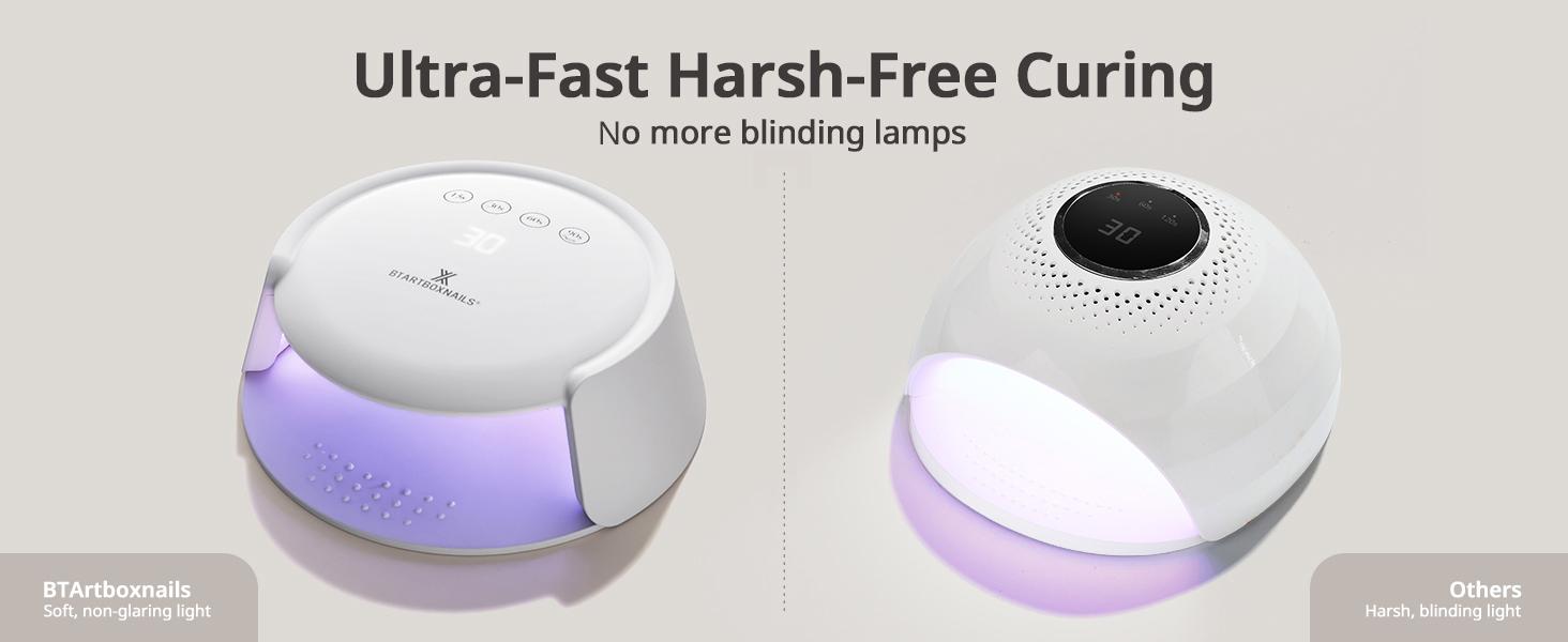 BTArtboxnails XCuringPRO Nail Lamp - Globally Certified Nail Dryer, Ecostead UV LED Beads Instant Cure Nail Light with 4 Timer, Smart Sensor, LCD Display for Curing Gel Nail Polish