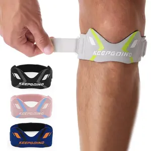 2Pcs Adjustable Knee Brace Patella Strap Knee Supporter for Basketball Volleyball Squats Patellar Knee Brace