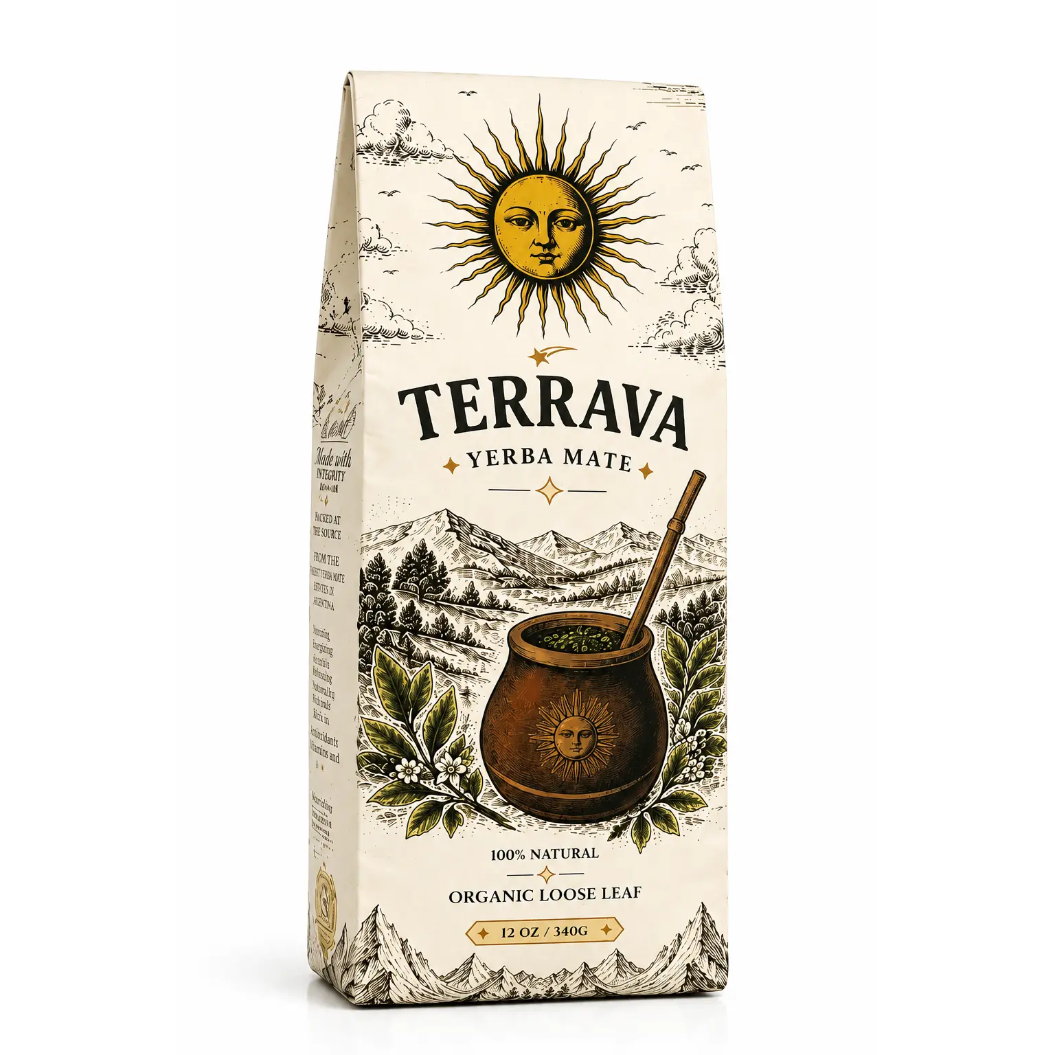 Terrava Organic Yerba Mate | Premium Argentine Loose Leaf