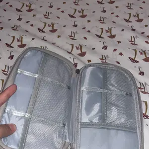 Product Review of Cable Storage Bag, Portable Double Layer Makeup Storage Box, Waterproof Stationary Storage Container, Travel Organization Pouch for Outdoor Travel, Gift Choice #TOP PICKS from I**🍒