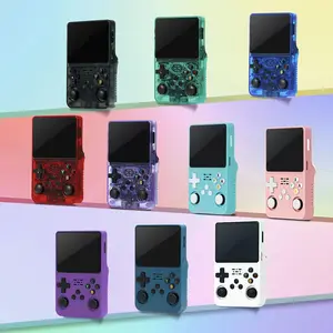 R36s Handheld Retro Game Console, Rechargeable Portable Pocket Game Console with 3.5-inch IPS Screen, Linux System Game Console Support 10000+ Games, Tech Gadgets Game Peripherals, Wireless Game Stick, Gaming Set, Digital Console, Gaming Products