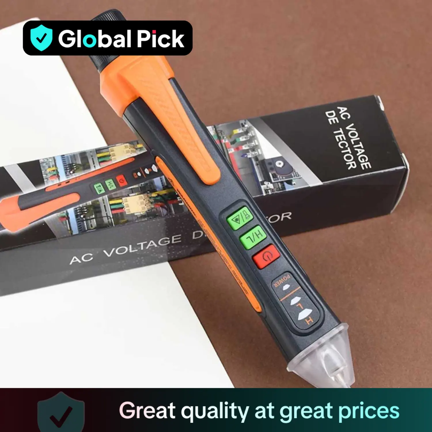 Non-contact Voltage Tester 12-1000V AC Electric Pen Circuit Breaker Finder Electric Indicator Wall Tool With Flashlight Buzzer