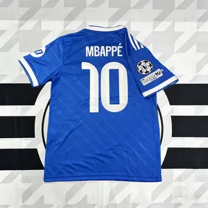 25-26 Away Blue No.10 Mbappe Short sleeve Soccer Jersey