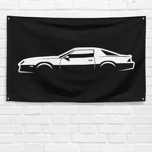 For Chevrolet Camaro Z28 1982 Car Fans 3x5 ft Flag Garage Gift Wall Banner