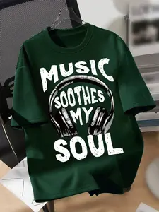 Unisex Dark Short Sleeve T-Shirt, Letter Print Design, Fashionable Youthful Style, American Streetwear, Casual Summer Wear