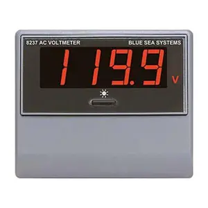 Blue Sea System 8237 2.90"W AC Digital Voltmeter