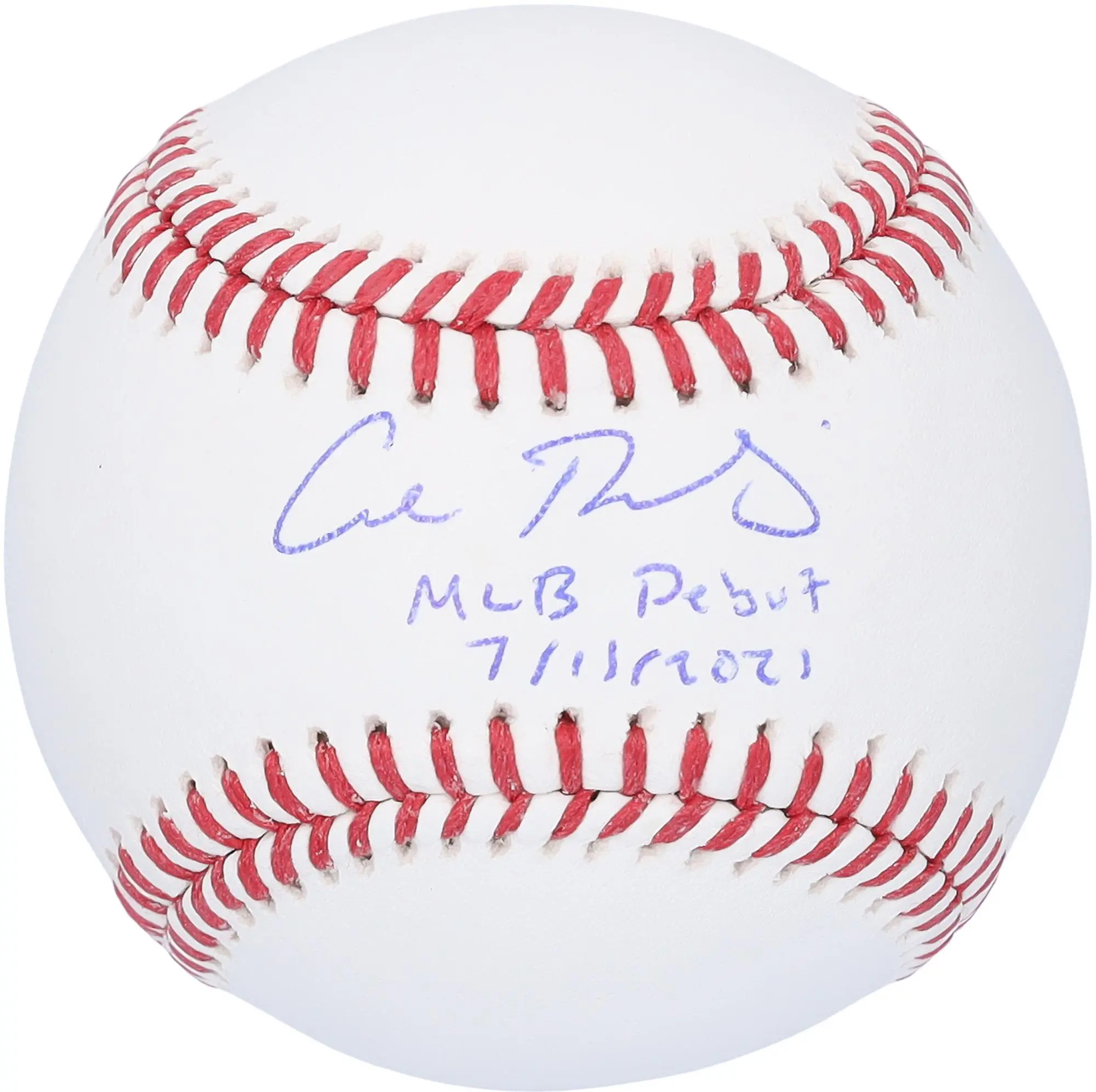 Cal Raleigh Seattle Mariners Autographed Baseball with "MLB Debut 7/11/2021" Inscription - Fanatics Authentic Certified