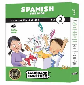 USED-Spanish for Kids: 10 Early Beginner Reader Books with Online Audio and English (Set 2) by Germaine Choe (Paperback)