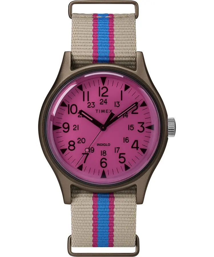 Timex MK1 Fabric Indiglo Mens Watch TW2T25600