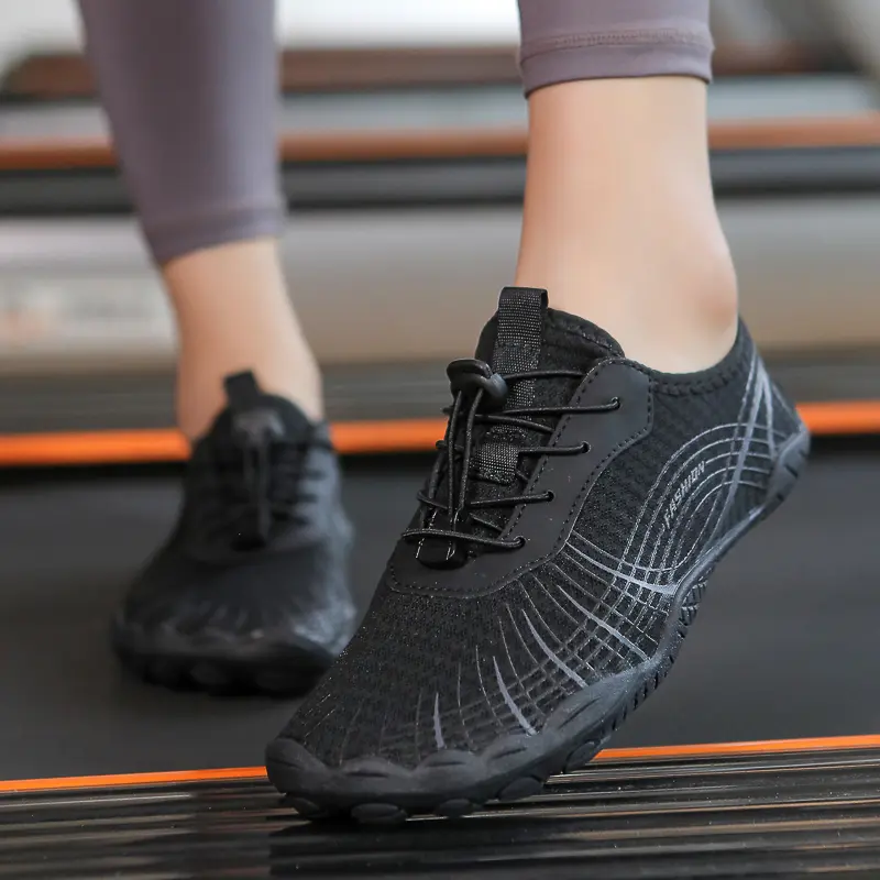 Barefoot Water Shoes for Men and Women, Quick-Drying Spandex Slip-Ons with Flexible Non-Slip Rubber Sole for Beach and Hiking, Swim Shoes, Lightweight Breathable Watershoes, Quick Drying Watershoes,  Slip‑On In S Outdoor Water Shoes Water Sports Footwear