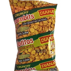 Diana Crunchy Cornbits Fried Corn Kernels Lime Flavor or Hot Spicy Cheese 115g