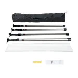Father's Day Gift Spring new arrivals Dust Barrier Poles 12 Ft with 4 Telescoping Poles Dust Barrier System