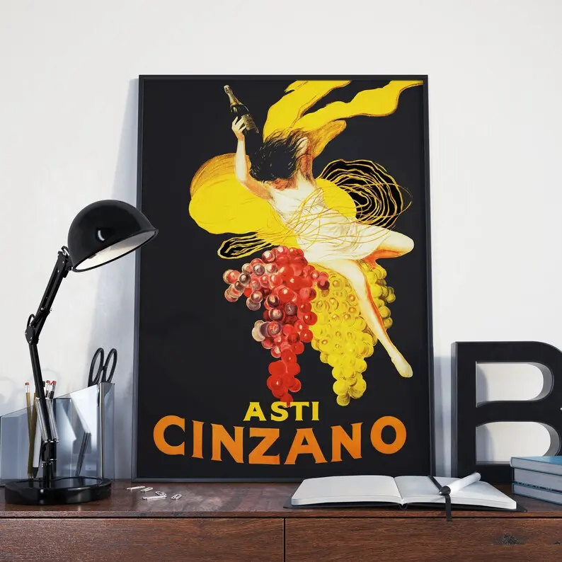 VINTAGE WINE POSTER Vintage Wine Ads Bar Decoration Kitchen Decor Poster Art Print, Alcohol, Wine Drinking Poster Winery, Wineshop