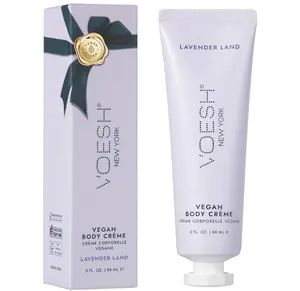 VOESH Vegan Body Creme - Skin Moisturing Cream, K-Beauty Korean Skincare, Lavender Land - 3oz