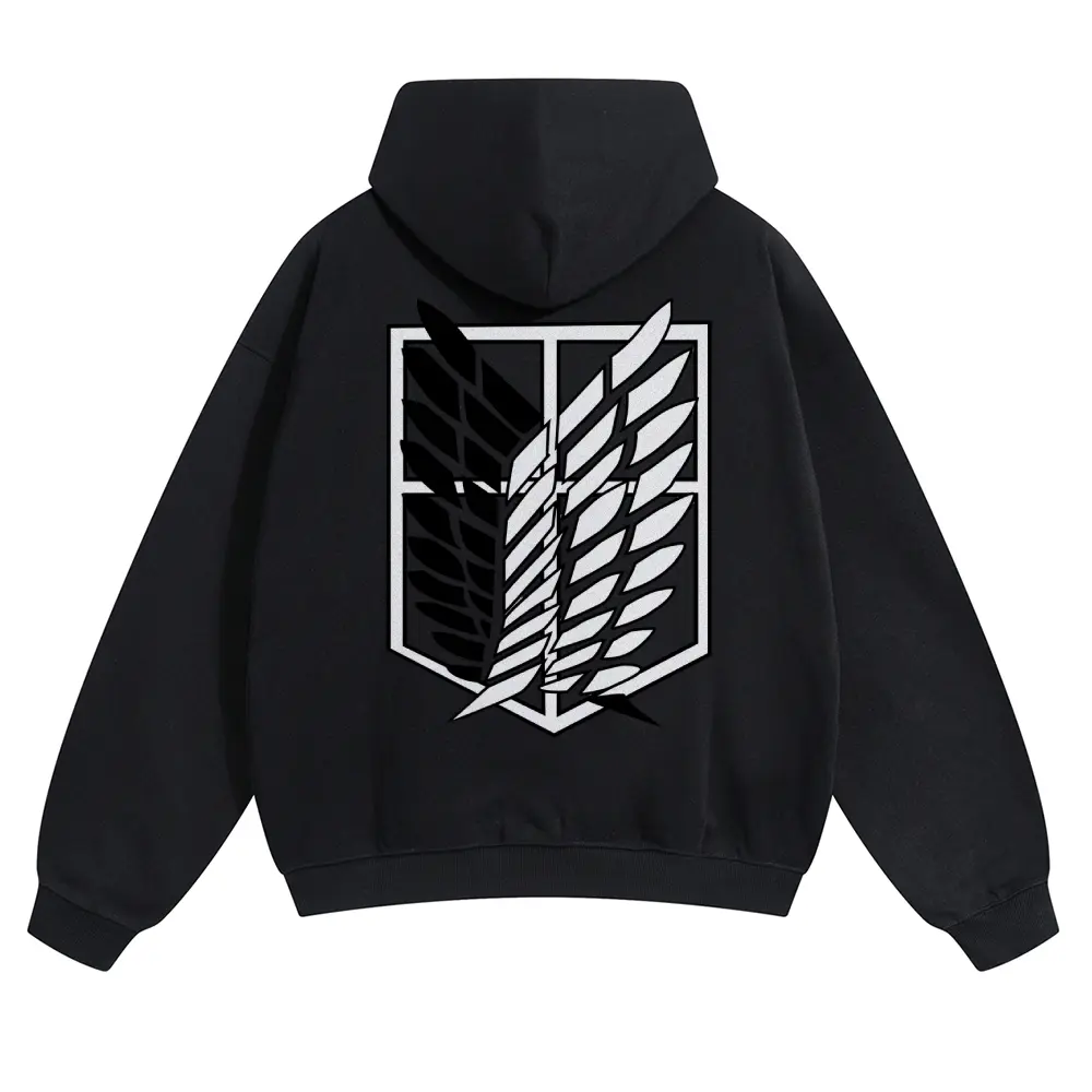 Attack on Titan Unisex Summer outfits men streetwear 80s 90s graphic tees cotton Anime funny Hoodies men gifts
