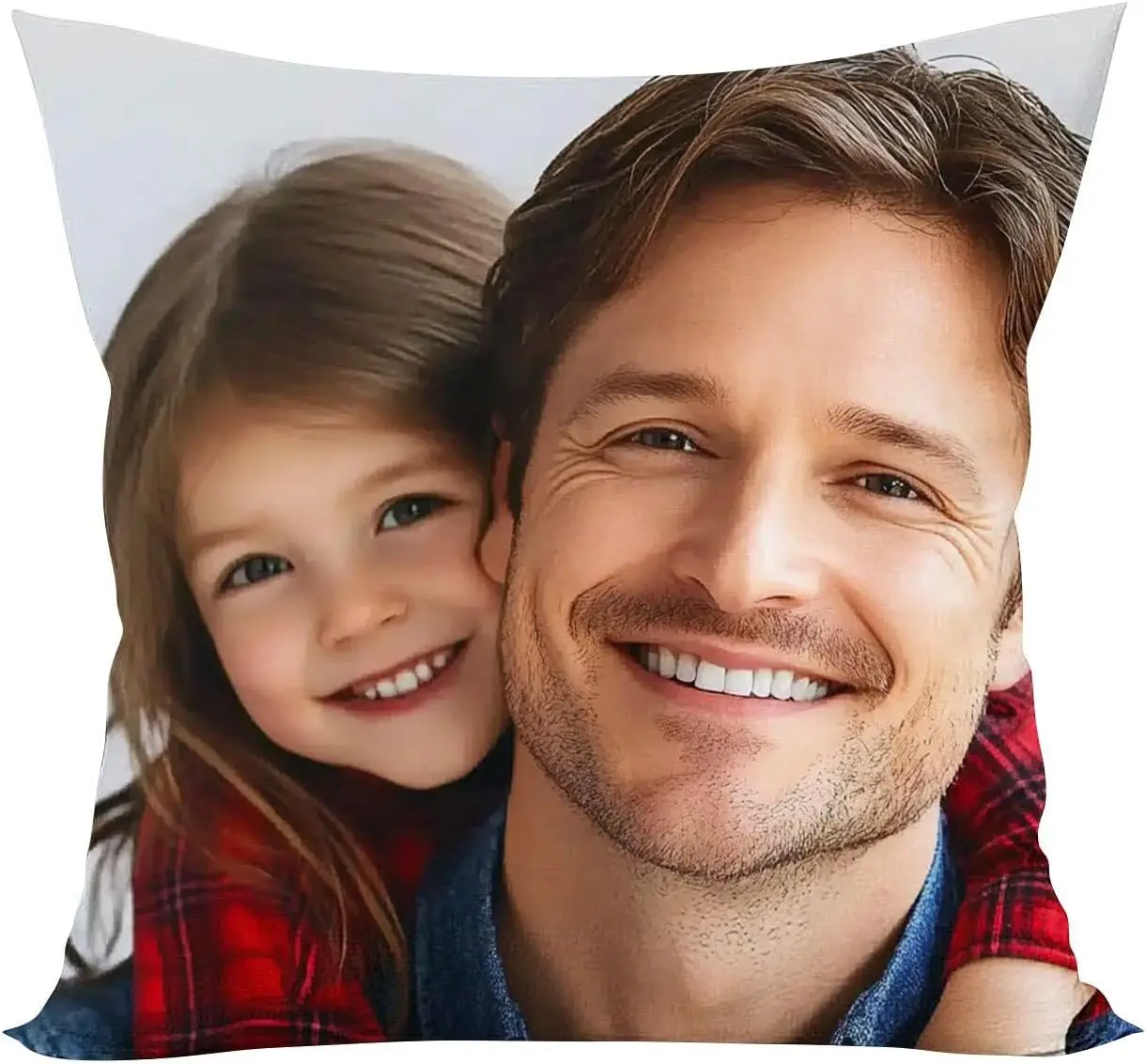 Custom Pillow Case-Personalised Pillow Case Customised Funny Photo Gifts Throw Pillow With Your Own Design Double-Sided Printing With Optional Inserts Pillow Case Gifts (45×45 Cm) (Single-sided)