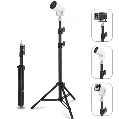 Projector bracket Universal Adjustable Floor Stand for Projector, Camera, Lighting | 1/4” Screw, Holds 11 lbs, Extends to 63” | Perfect for Home Theater & Live Streaming Studio | #VersatileStand #TikTokMadeMeBuyIt