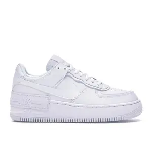 Nike Women's Air Force 1 Low Shadow Triple White Basketball Shoes, from StockX