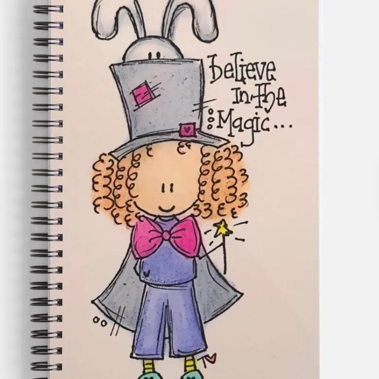 Doodle Journal/Notebook Lined. Believe in the Magic.