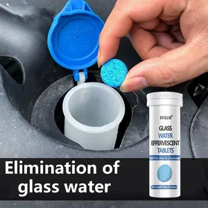 RFGUB Car Windshield Washer Tablets(20pieces) - Concentrated Glass Cleaner for Effective Wiper Maintenance 80g