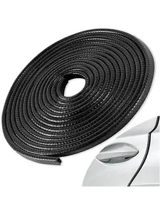16.4Ft Universal Car Door Edge Guard Anti-Collision U-Shape Rubber Trim | Stealth Paint Protection for Cars, SUVs & Trucks