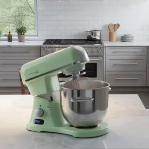 8.4QT Commercial Stand Mixer 800W Aluminum Die Casting, Mixers Kitchen Electric Stand Mixer Metal Food Mixer with Stainless Steel 8L Bowl, Dough Hook, Whisk and Beater, Light Green