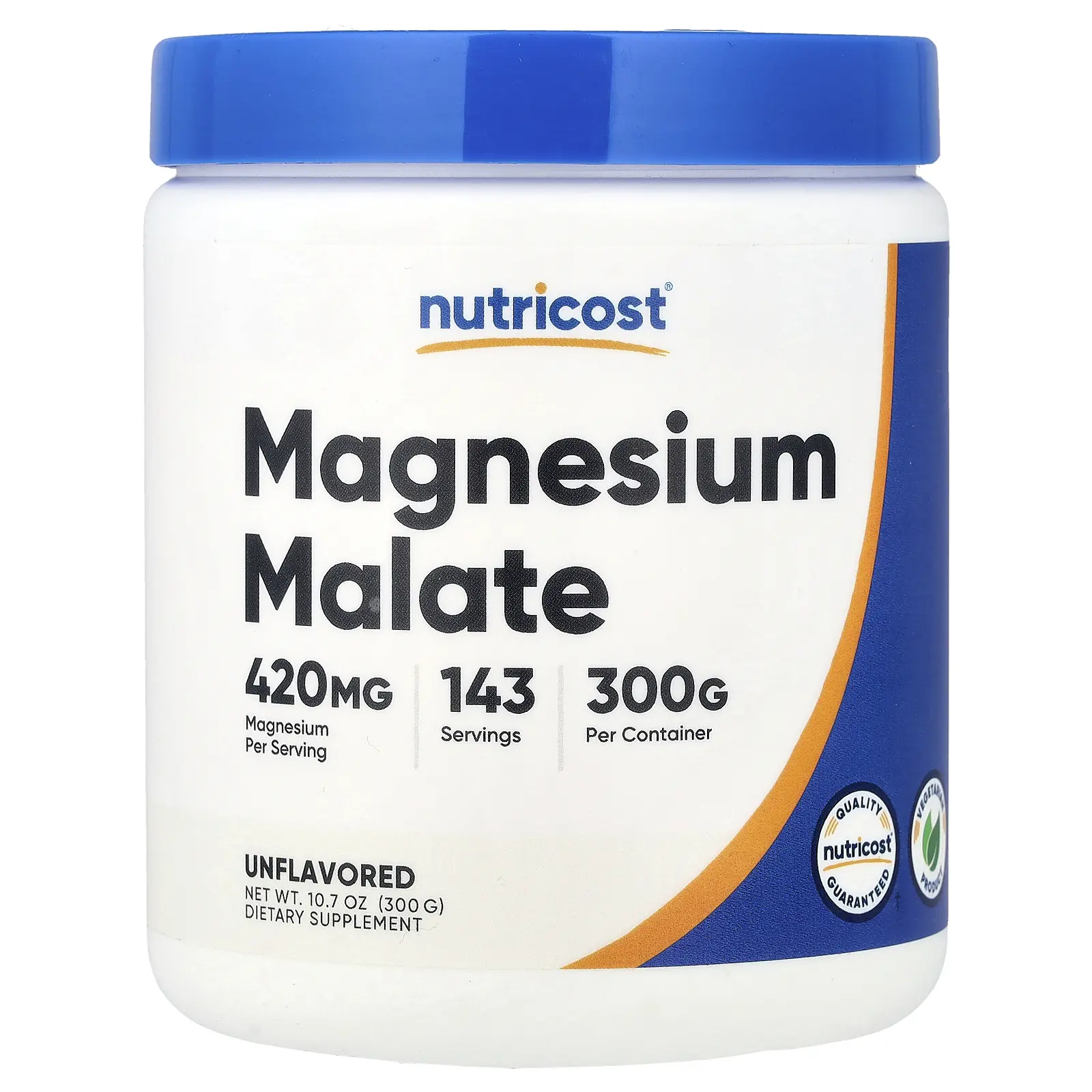 Nutricost Magnesium Malate, Unflavored, 10.7 oz (300 g)