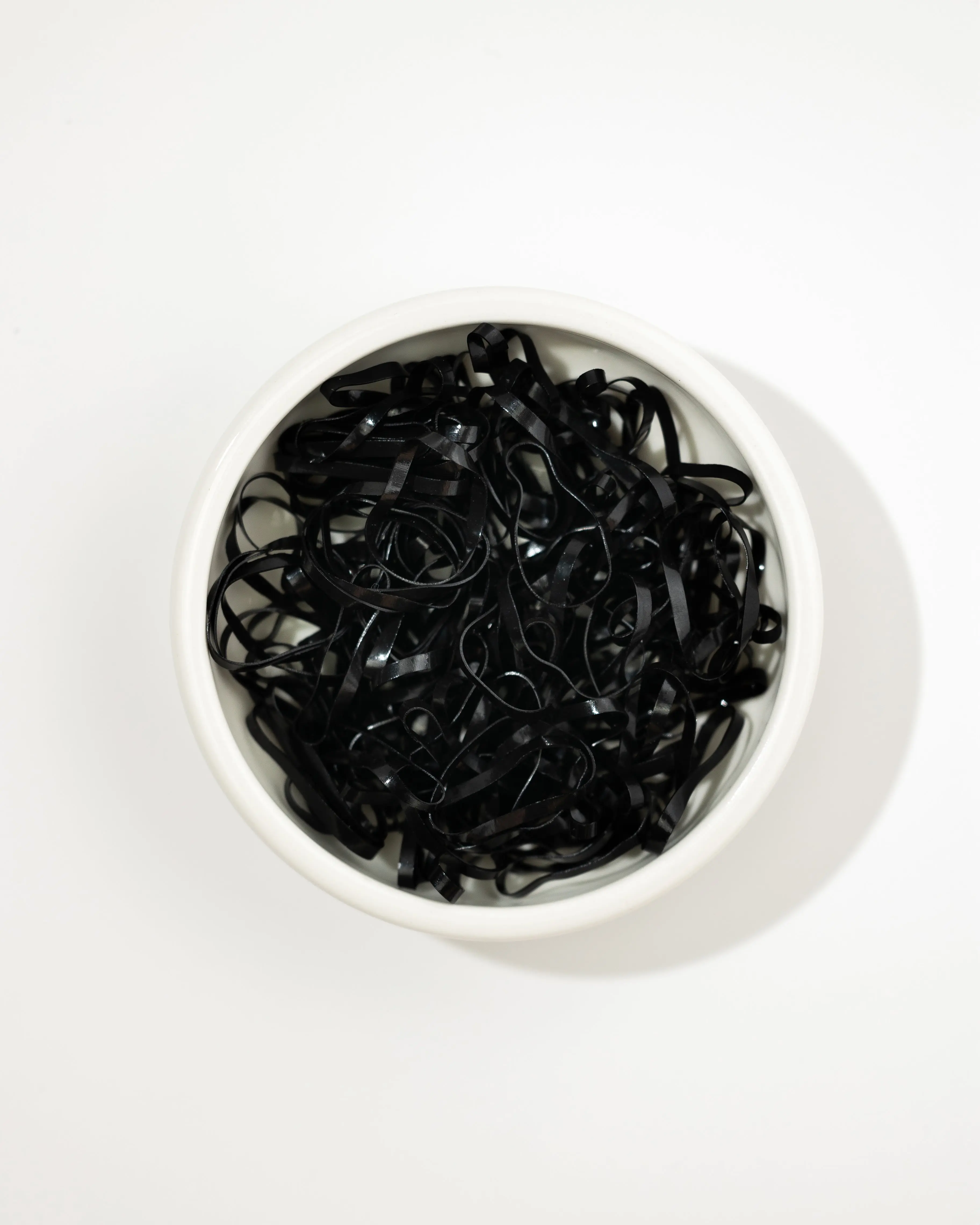 Black Plastic Elastics