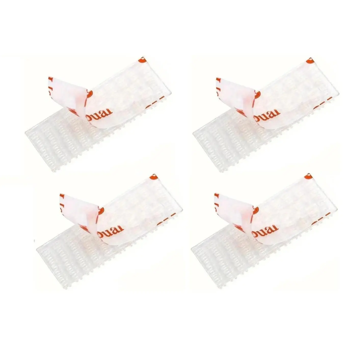 Home EZ Pass Mounting Strips 4 Pieces 2 Sets Adhesive Dual Lock Tape for EZ Pass IPass IZoom Sunpass Cars Windshield Toll Transponder Holders Reclosable Fastener