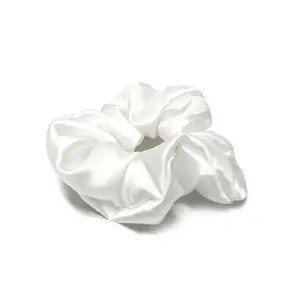 Pearl Silk Scrunchie