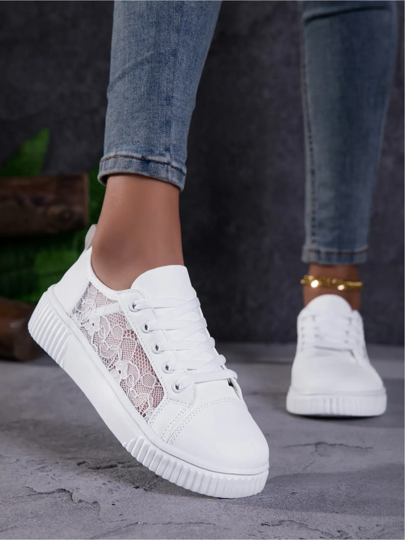 Summer Breathable Lace Mesh Platform Shoes For Women, Foldable Heel Slip On Casual Canvas Sneakers Trainer Shoe Black White Available