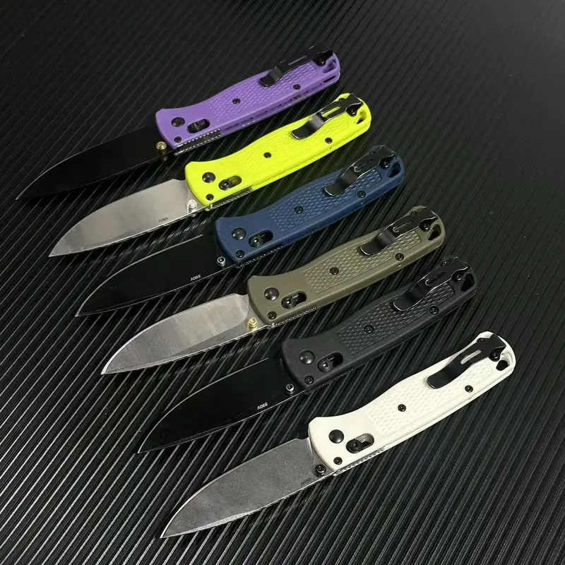 535 Folding Knife Nylon Fiber Handle EDC Pocket Knife Outdoor Camping Hiking Tactical Utility Knife US Fast Shipping