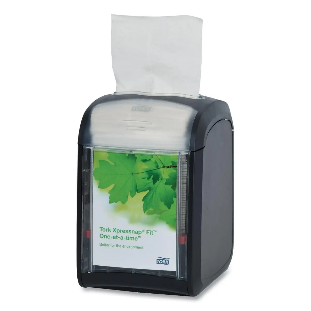 212 MAIN Essity Fit Napkin Tabletop Dispenser, Black Bathroom Accessory, Tissue Holder
